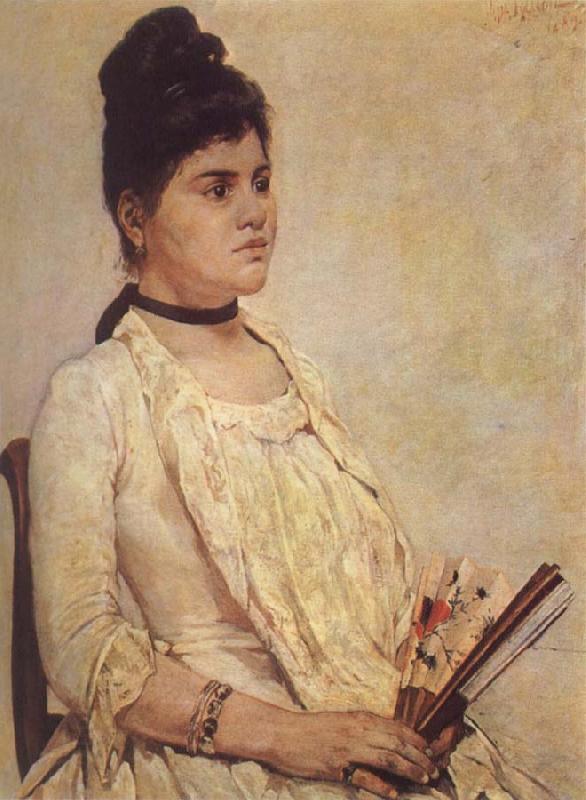 Giovanni Fattori Portrait of the Stepdaughter oil painting picture